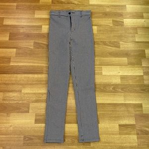 Garage Stretchy Gingham Pants